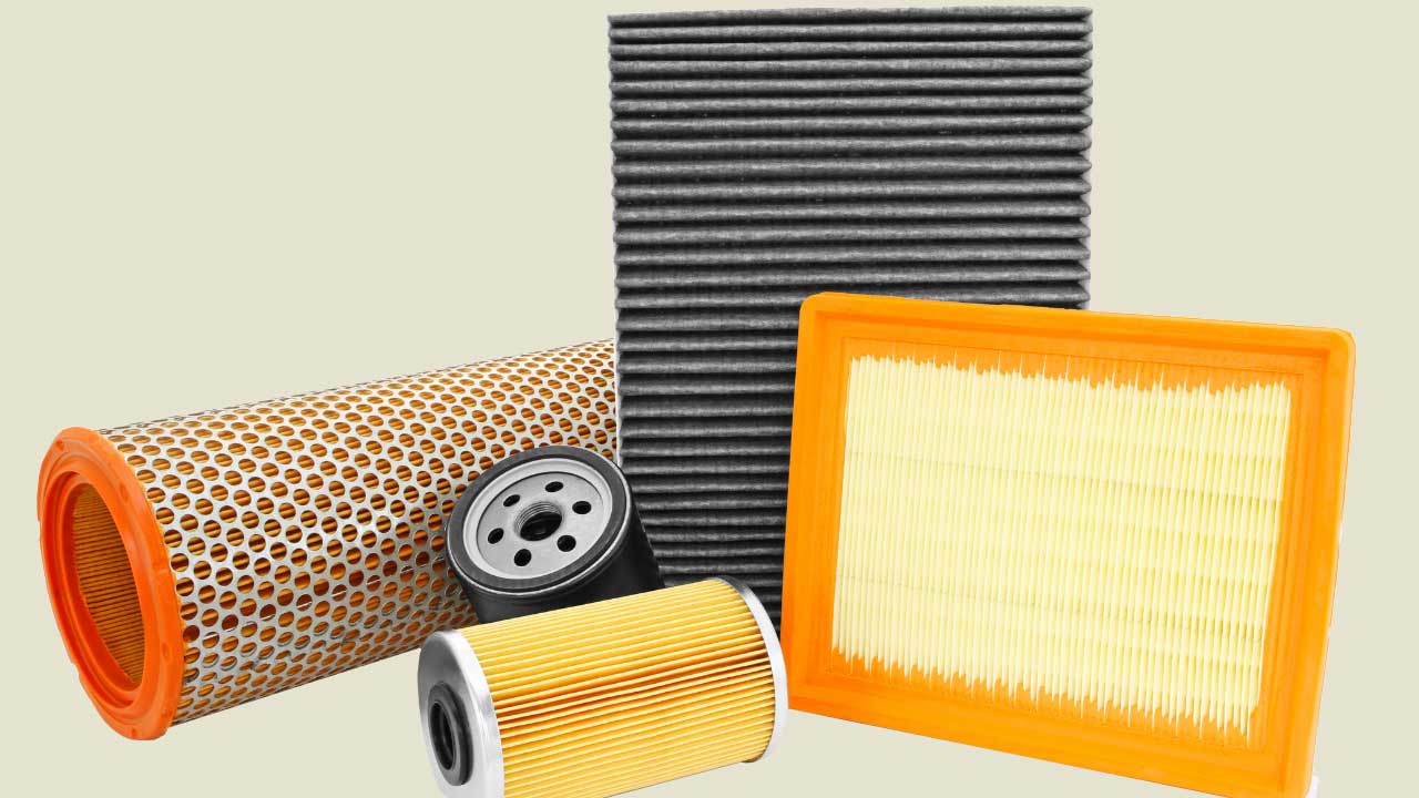 Different types of air filters