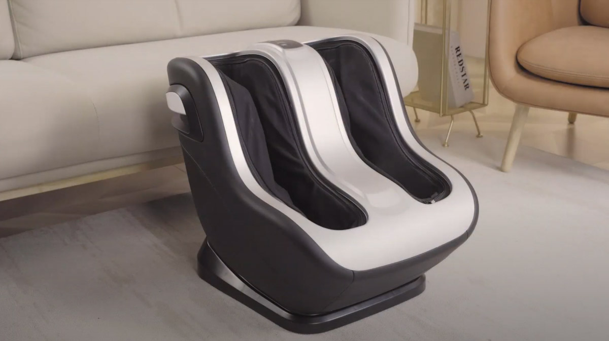 Reviewing the Comfier Leg massager in person