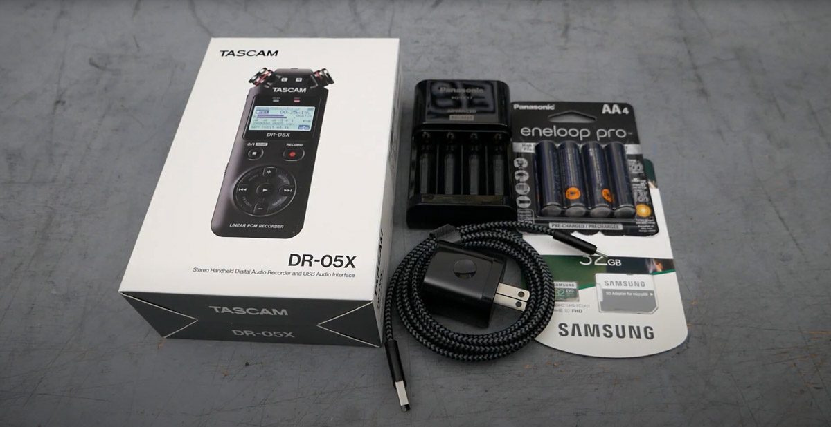 Reviewing Tascam DR-07X Stereo Handheld Digital Audio Recorder in person